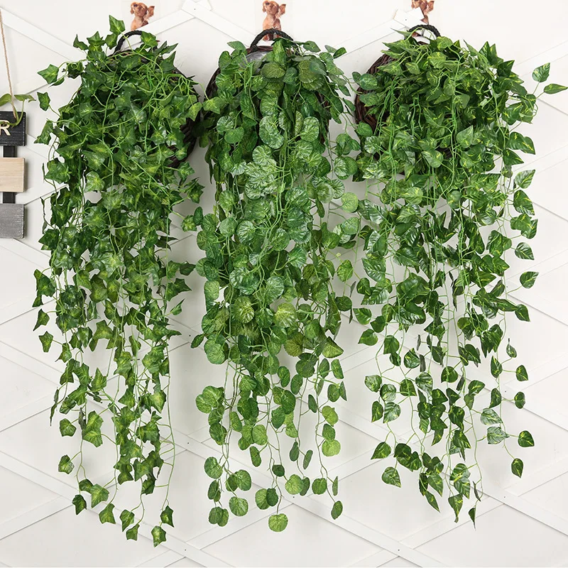 Rattan Plant Basket - 90Cm Nhân Tạo Xanh Củ Cải