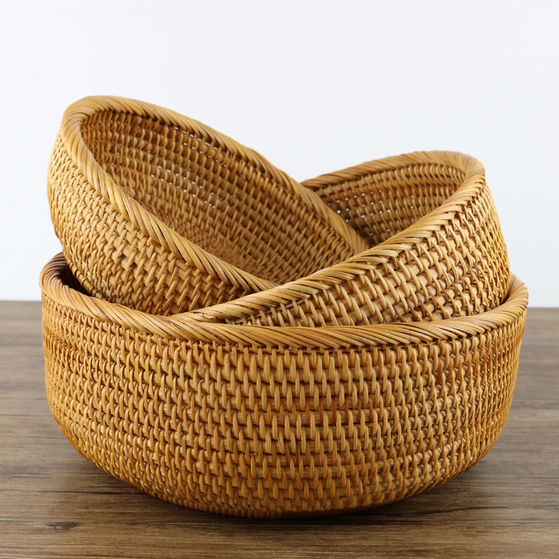 Rattan Plant Basket - Mây Tự Nhiên Giỏ Đan Giỏ