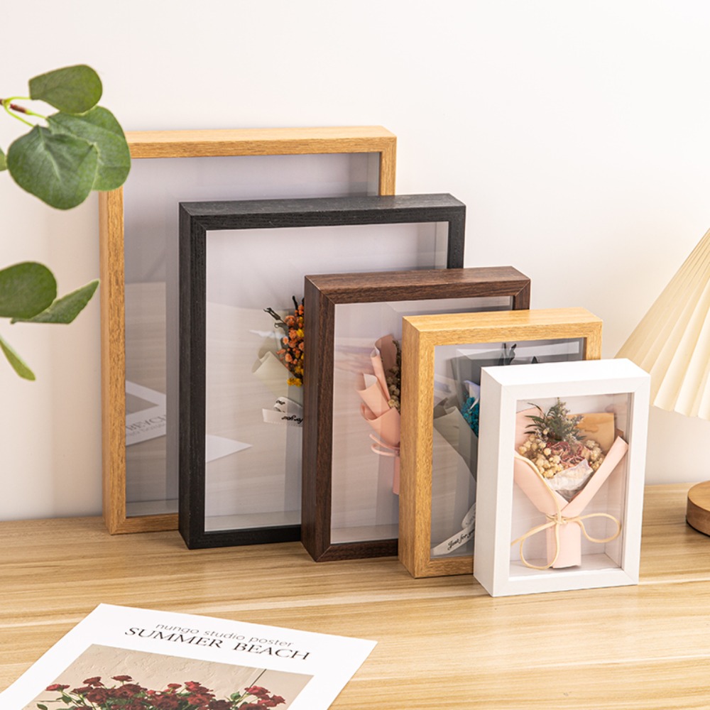 Durable Multi-size Shadow Box  - đánh giá và giá Bamboo Photo Frame