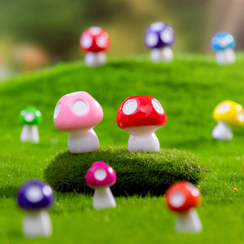 20pcs Mini Mushroom Resin Figu - đánh giá và giá Home Decor Za