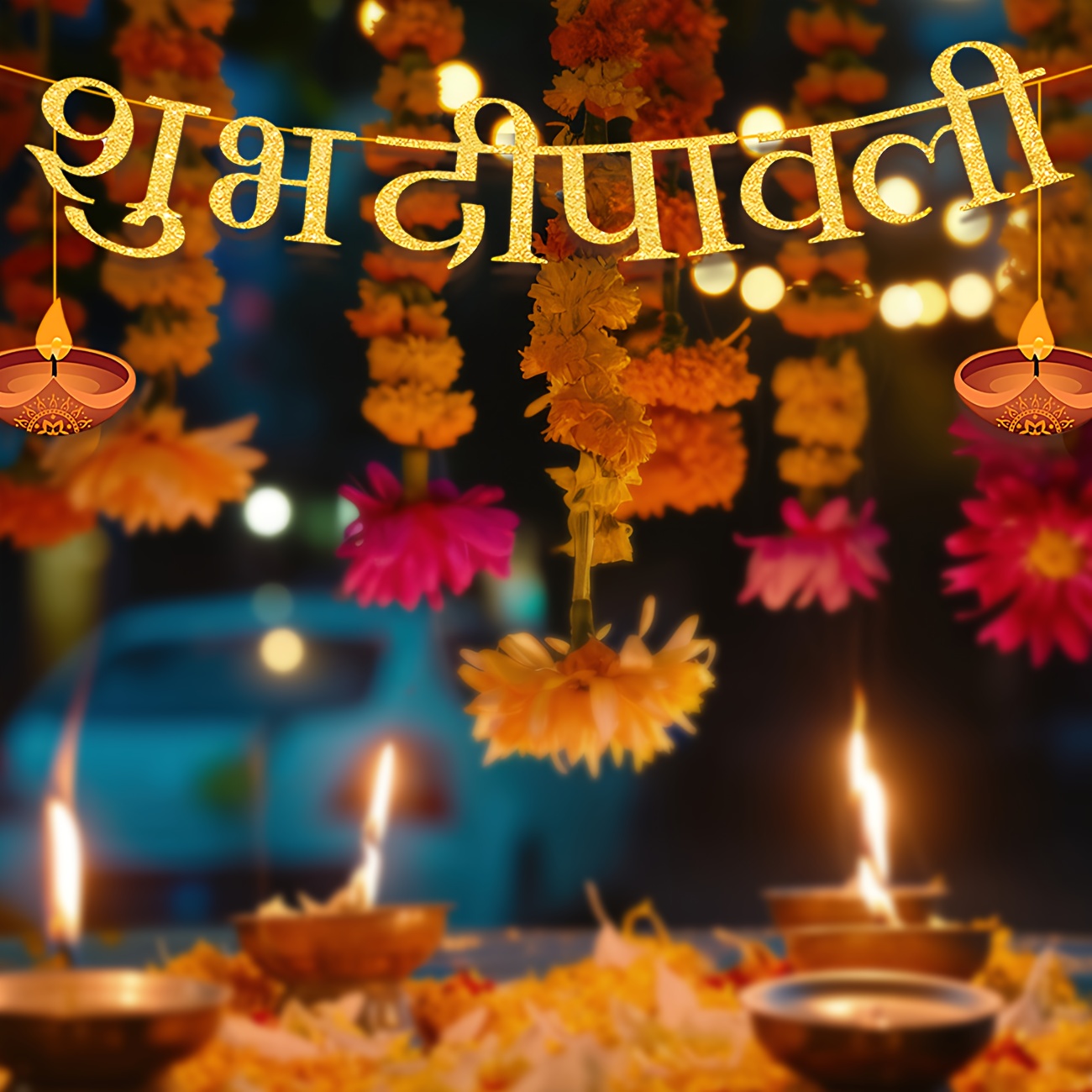 Diwali Party Decorations Happy - đánh giá và giá Home Decor Indonesia