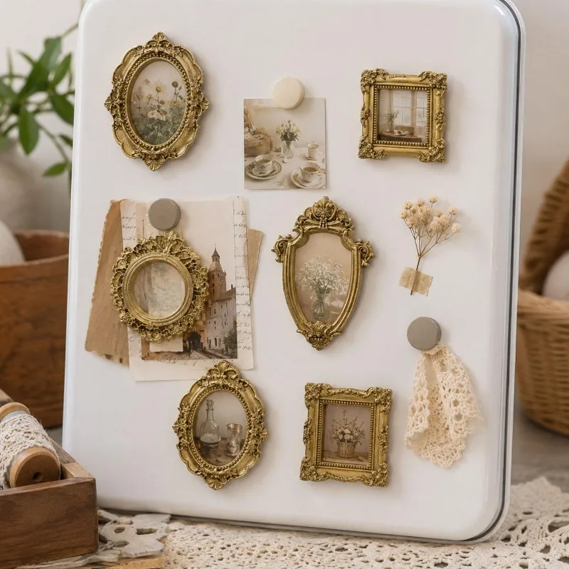 10/5pcs Vintage Resin Mini Pho - đánh giá và giá Bamboo Photo Frame