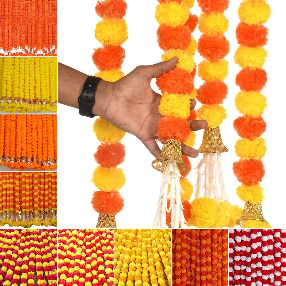 Long Strands Artificial Marigo - đánh giá và giá Home Decor Indonesia